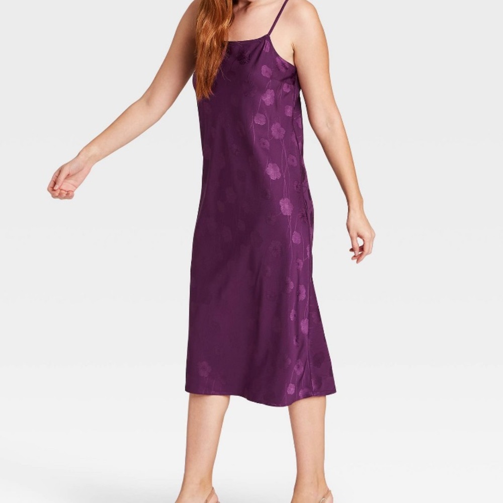 a new day | Jacquard Slip Dress